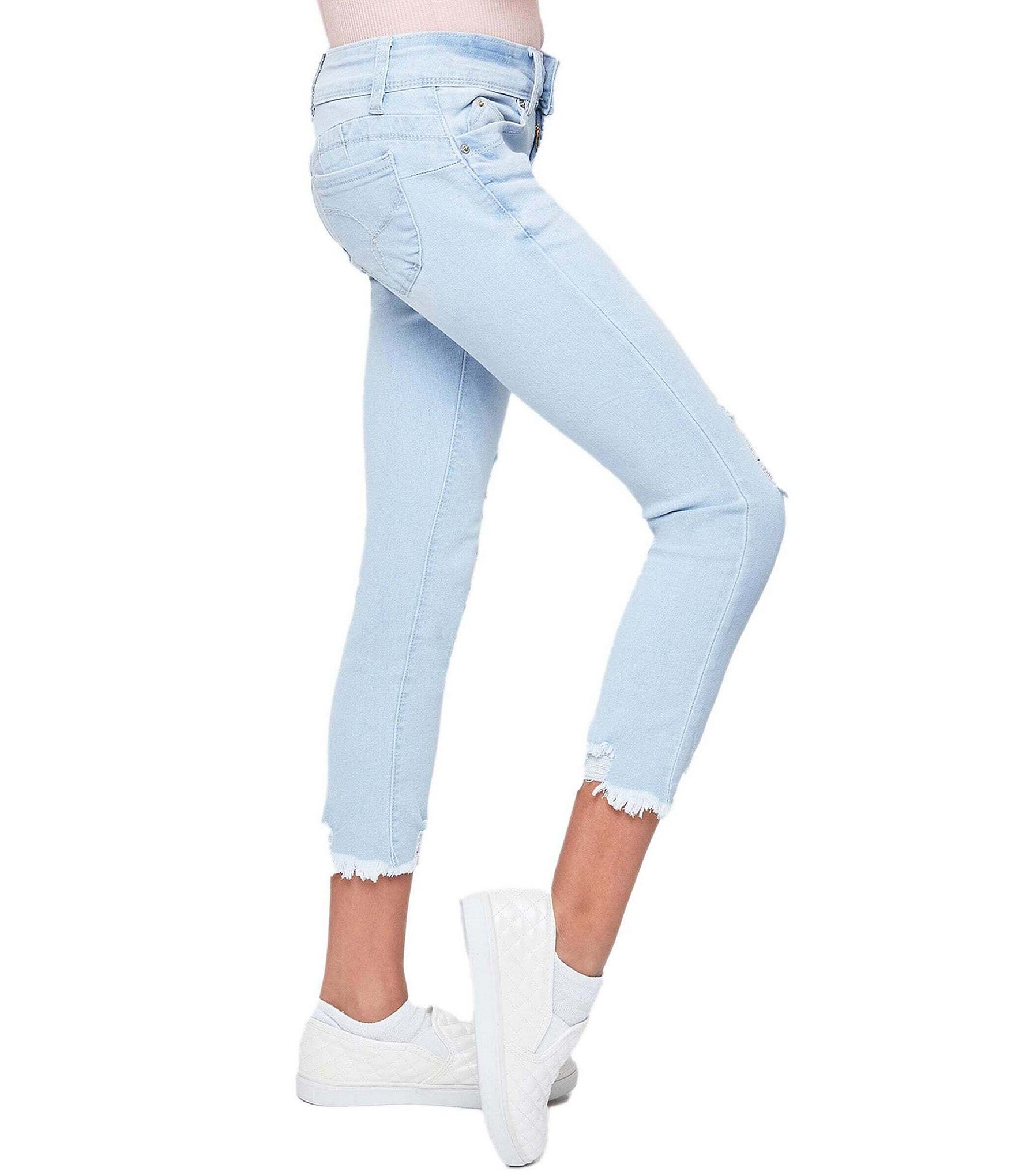 YMI Jeanswear Big Girls 7-14 WannaBettaFit Ankle Jeans