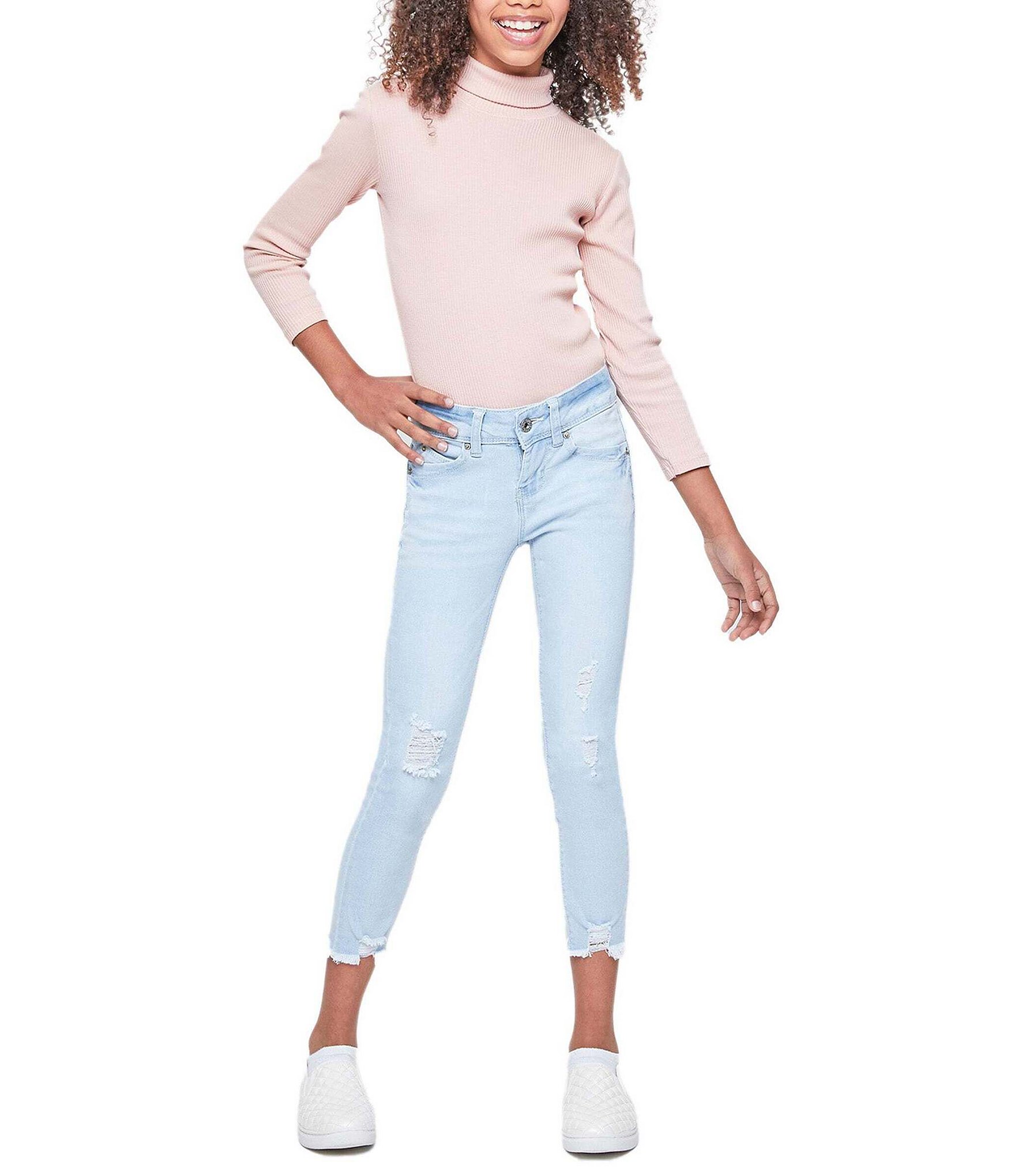 YMI Jeanswear Big Girls 7-14 WannaBettaFit Ankle Jeans