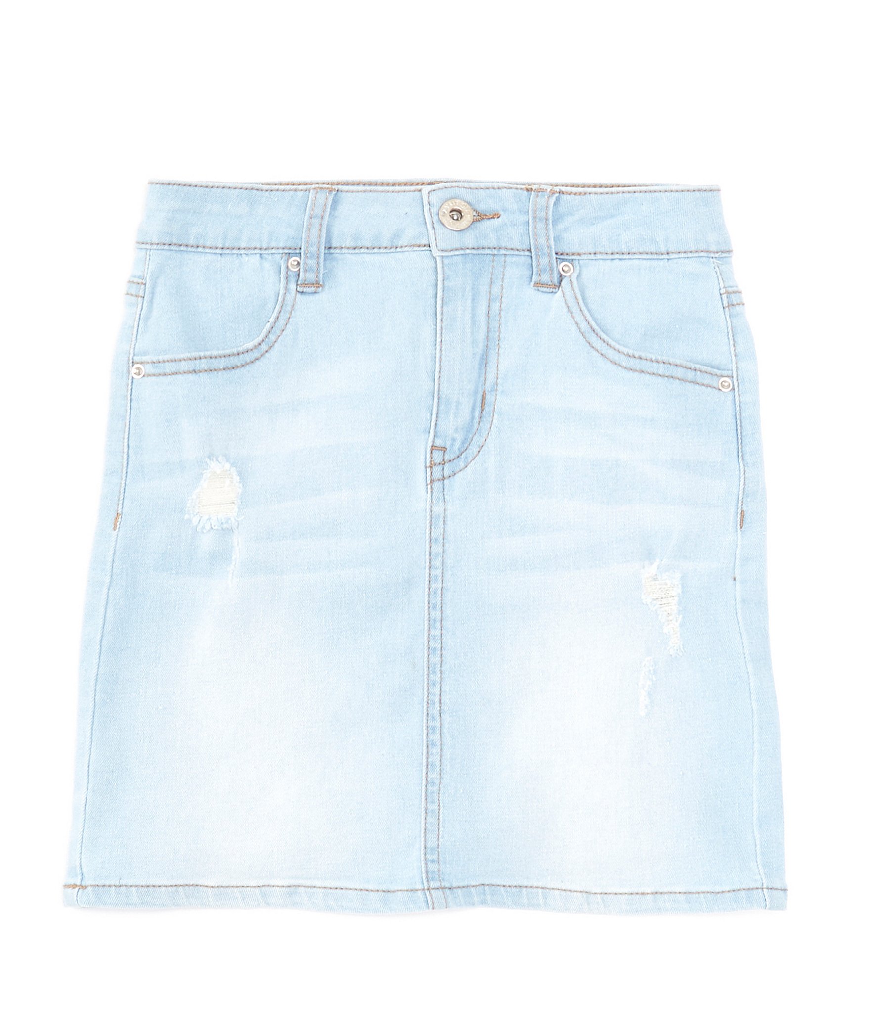 YMI Jeanswear Big Girls 7-16 High-Rise Essential Denim Skirt | Dillard's
