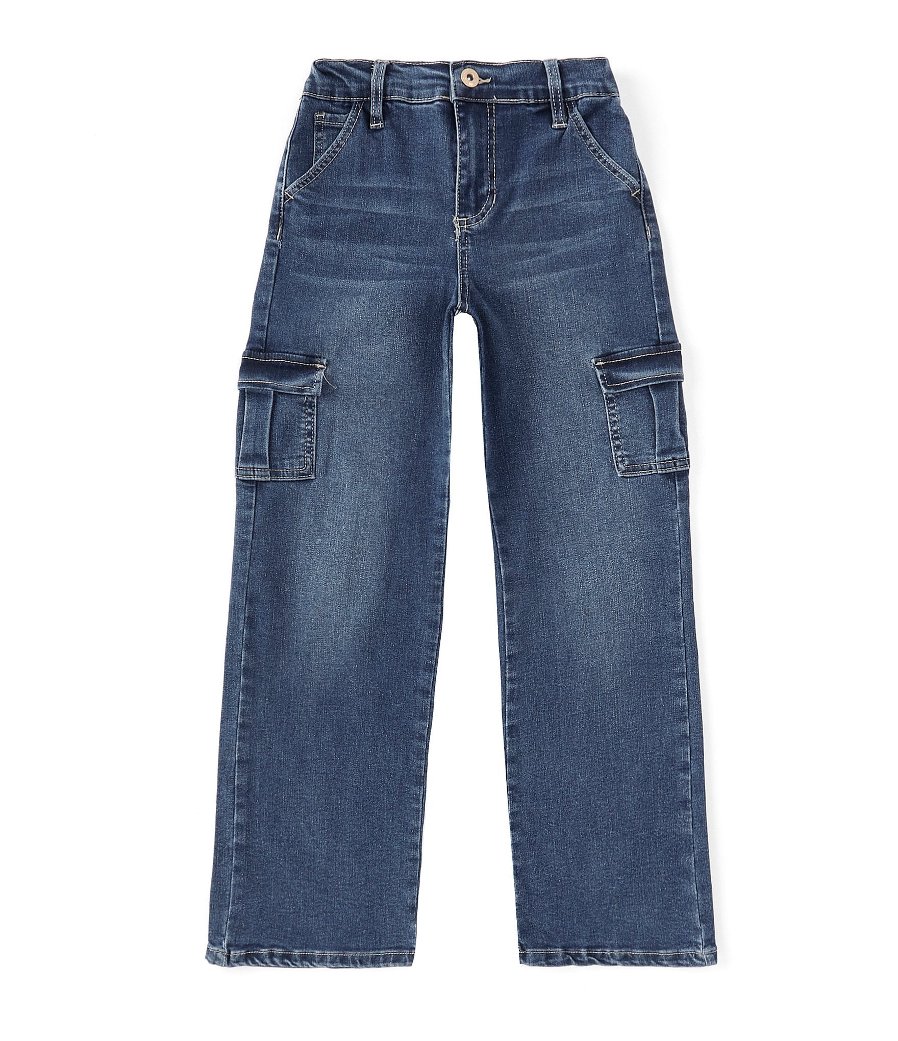 YMI Jeans Pockets Wide Leg Jeans for Women