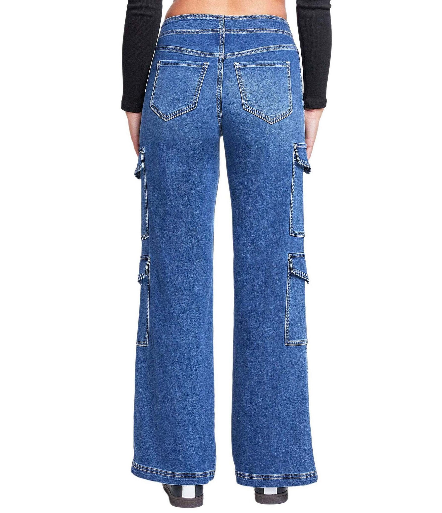 YMI Jeanswear High Rise Cargo Jeans