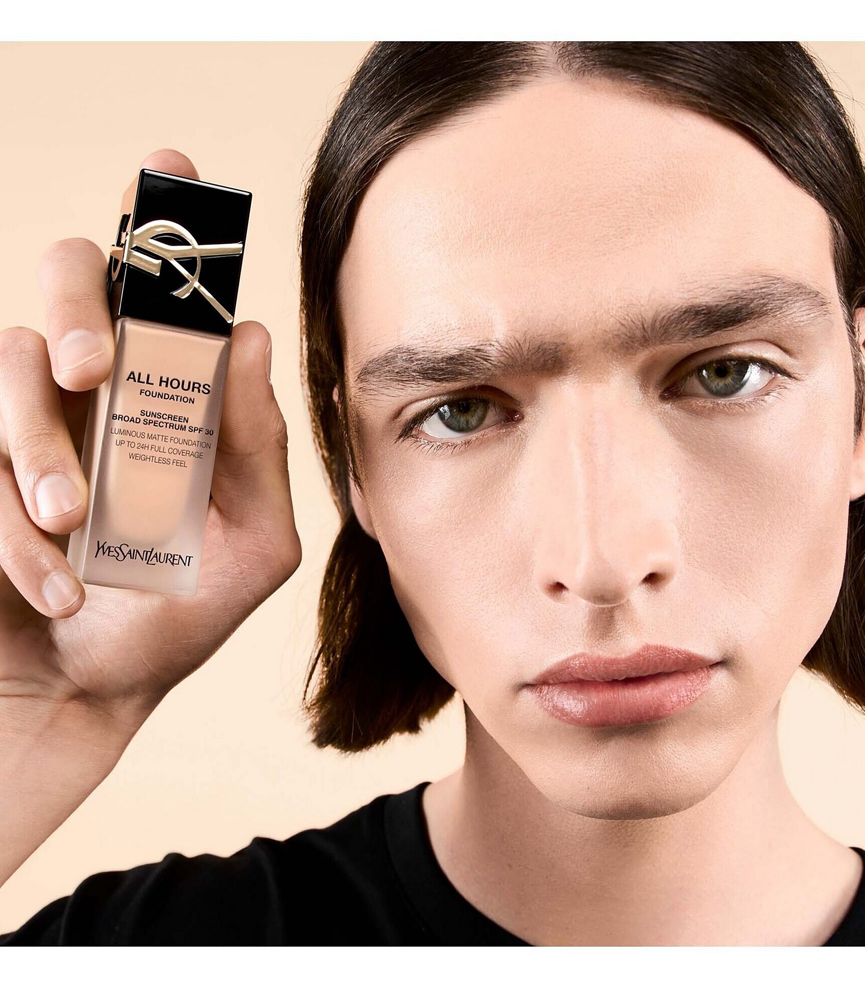 Yves Saint Laurent Beaute All Hours Luminous Matte Foundation 24H Longwear SPF 30 with Hyaluronic Acid