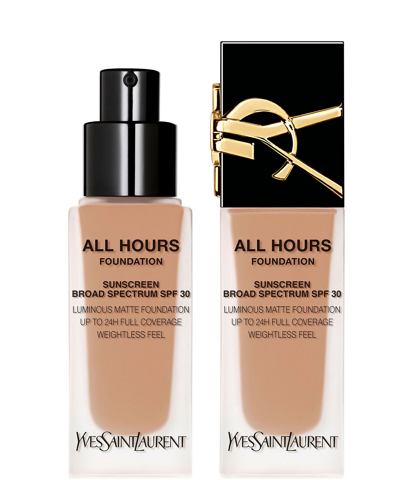 Yves Saint Laurent Beaute All Hours Luminous Matte Foundation 24H Longwear SPF 30 with Hyaluronic Acid