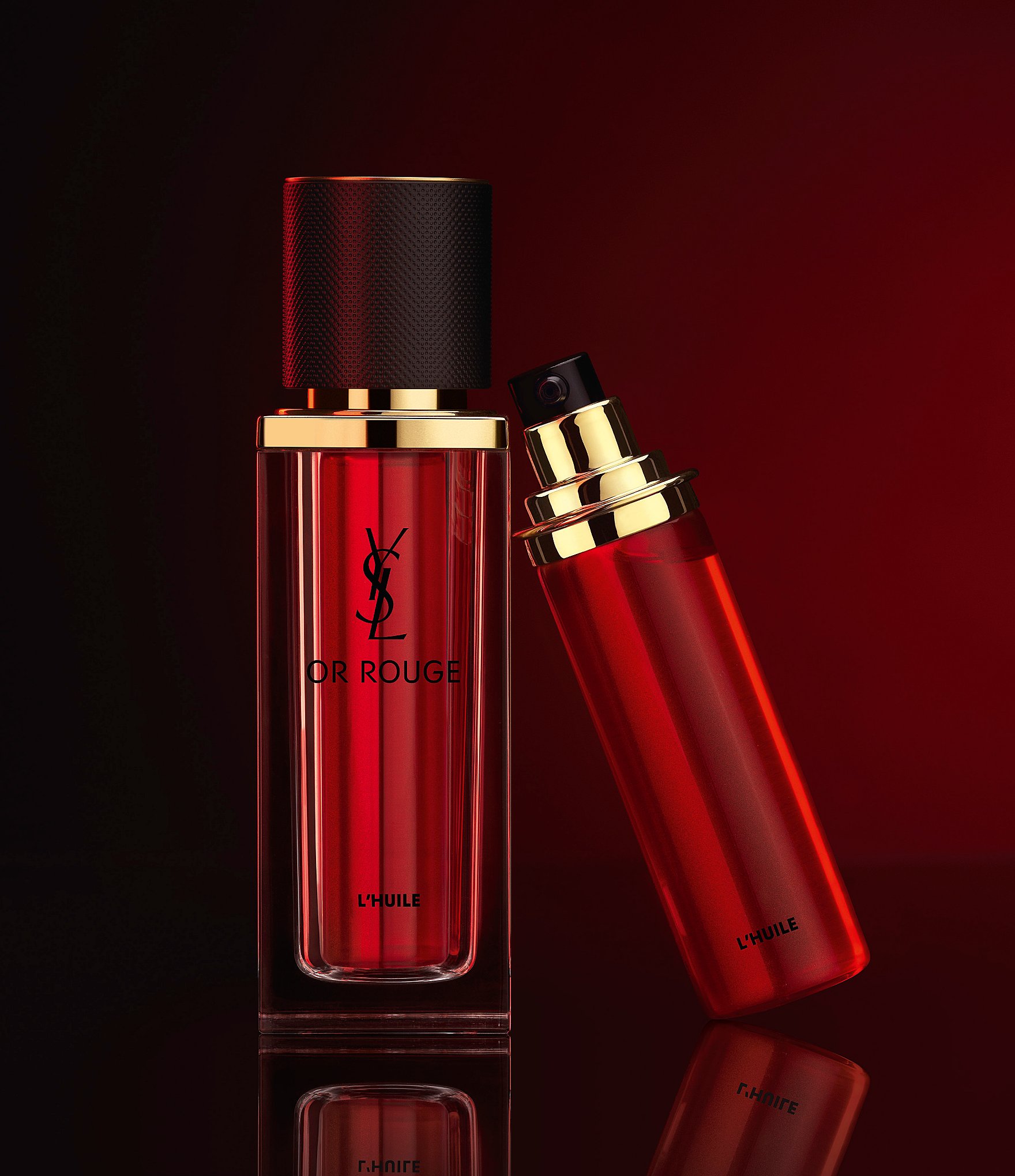 Yves Saint Laurent Beaute Or Rouge L'Huile Anti-Aging Refillable Face Oil Serum