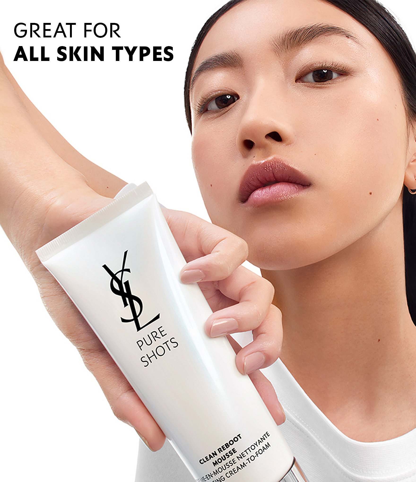 Yves Saint Laurent Beaute Pure Shots Clean Reboot Mousse Cleanser