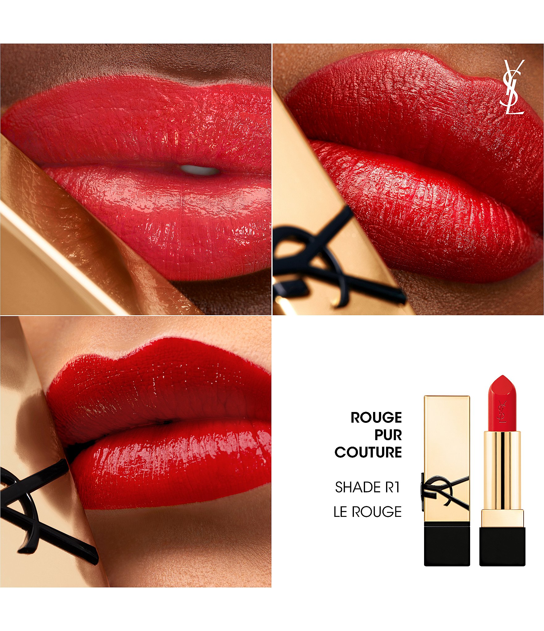 Yves Saint Laurent Beaute Rouge Pur Couture Caring Satin Lipstick