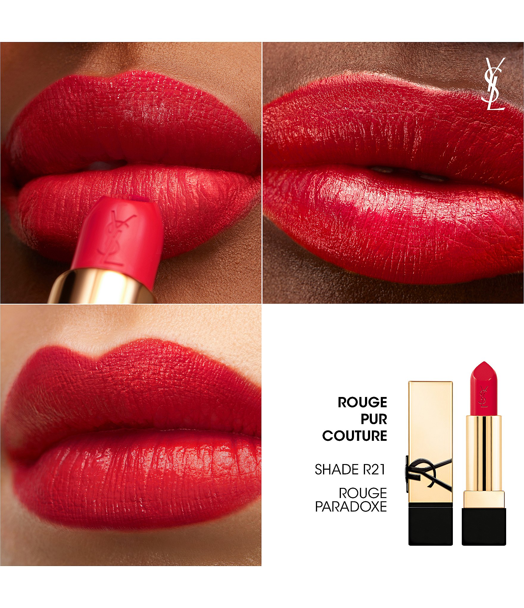 Yves Saint Laurent Beaute Rouge Pur Couture Caring Satin Lipstick