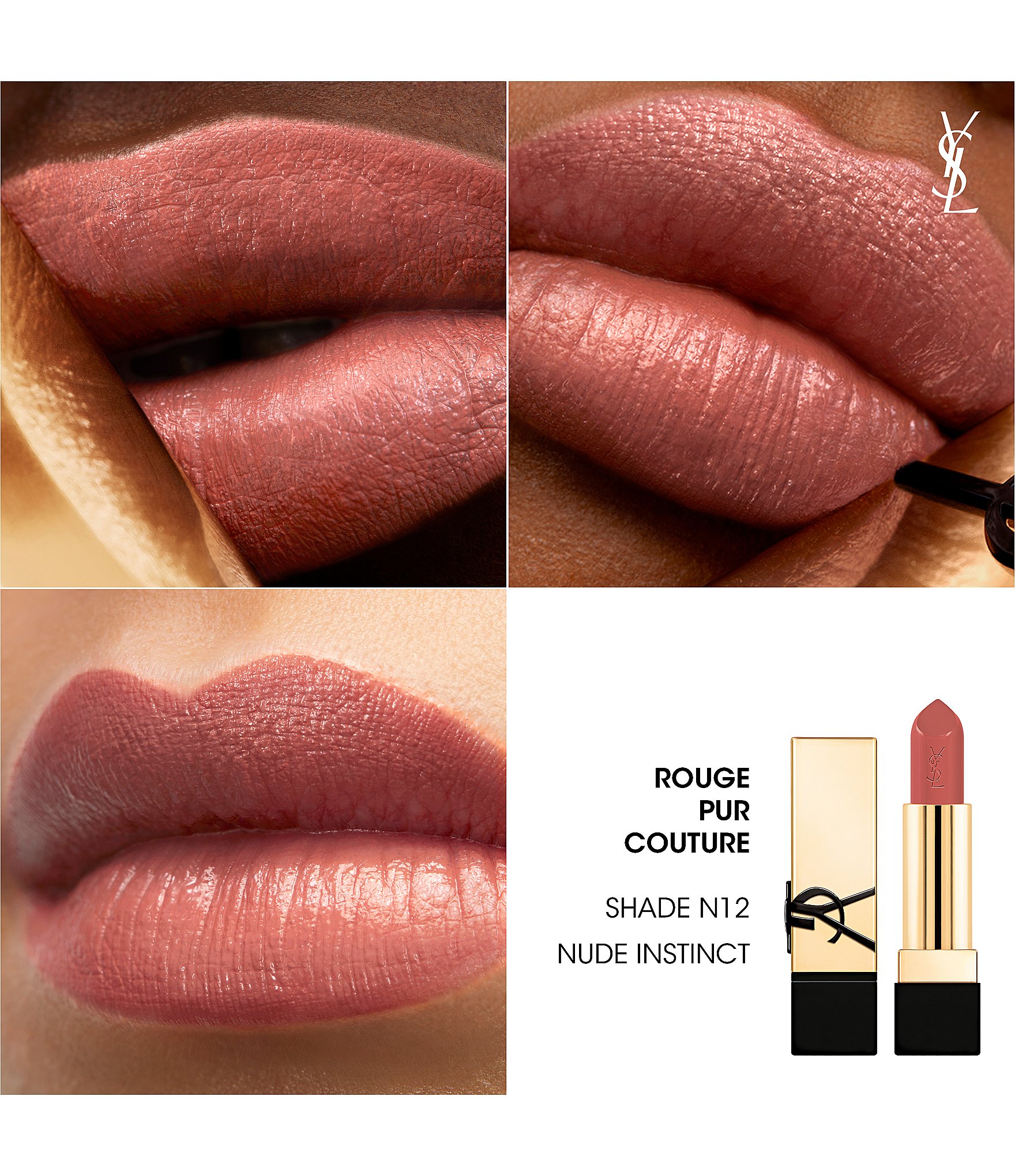 Yves Saint Laurent Beaute Rouge Pur Couture Caring Satin Lipstick