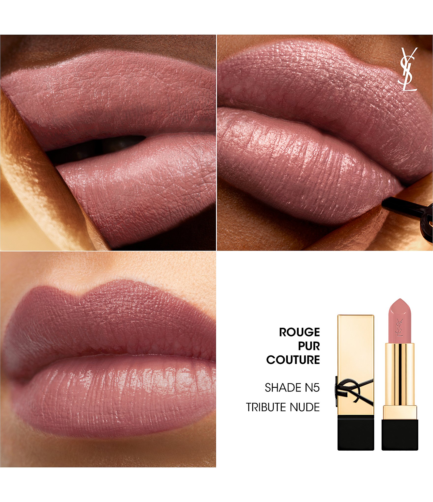 Yves Saint Laurent Beaute Rouge Pur Couture Caring Satin Lipstick