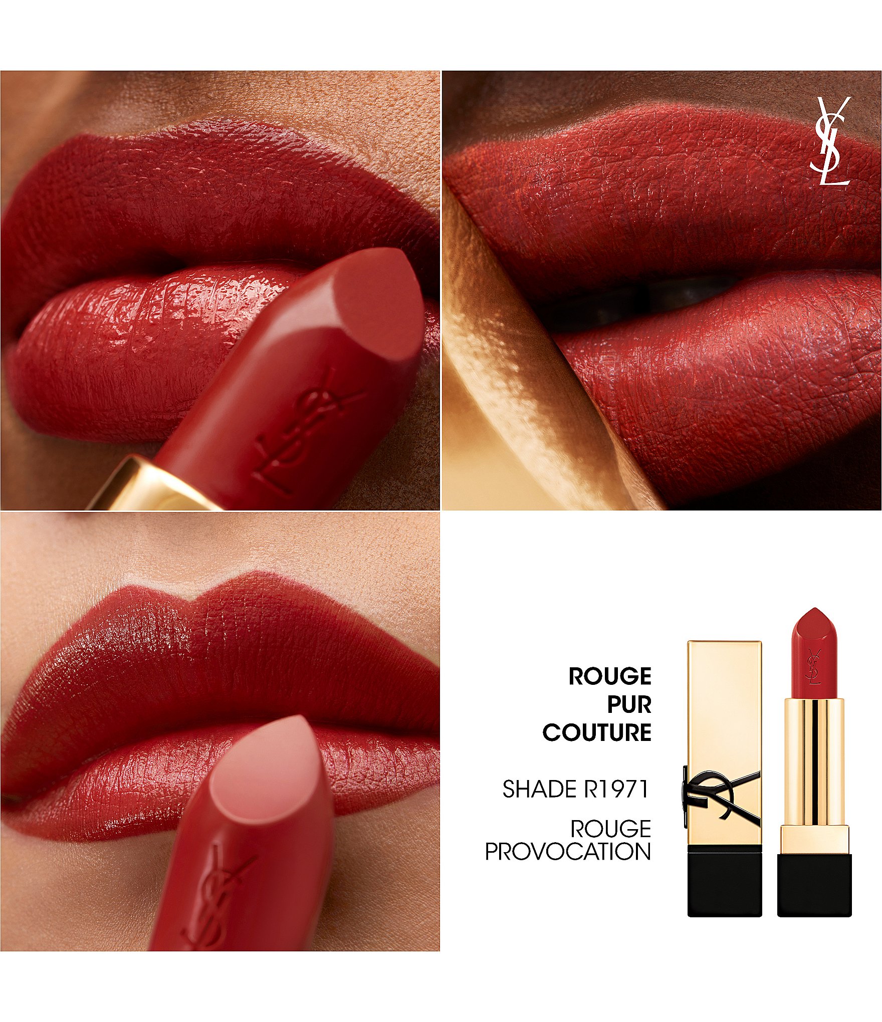 Yves Saint Laurent Beaute Rouge Pur Couture Caring Satin Lipstick