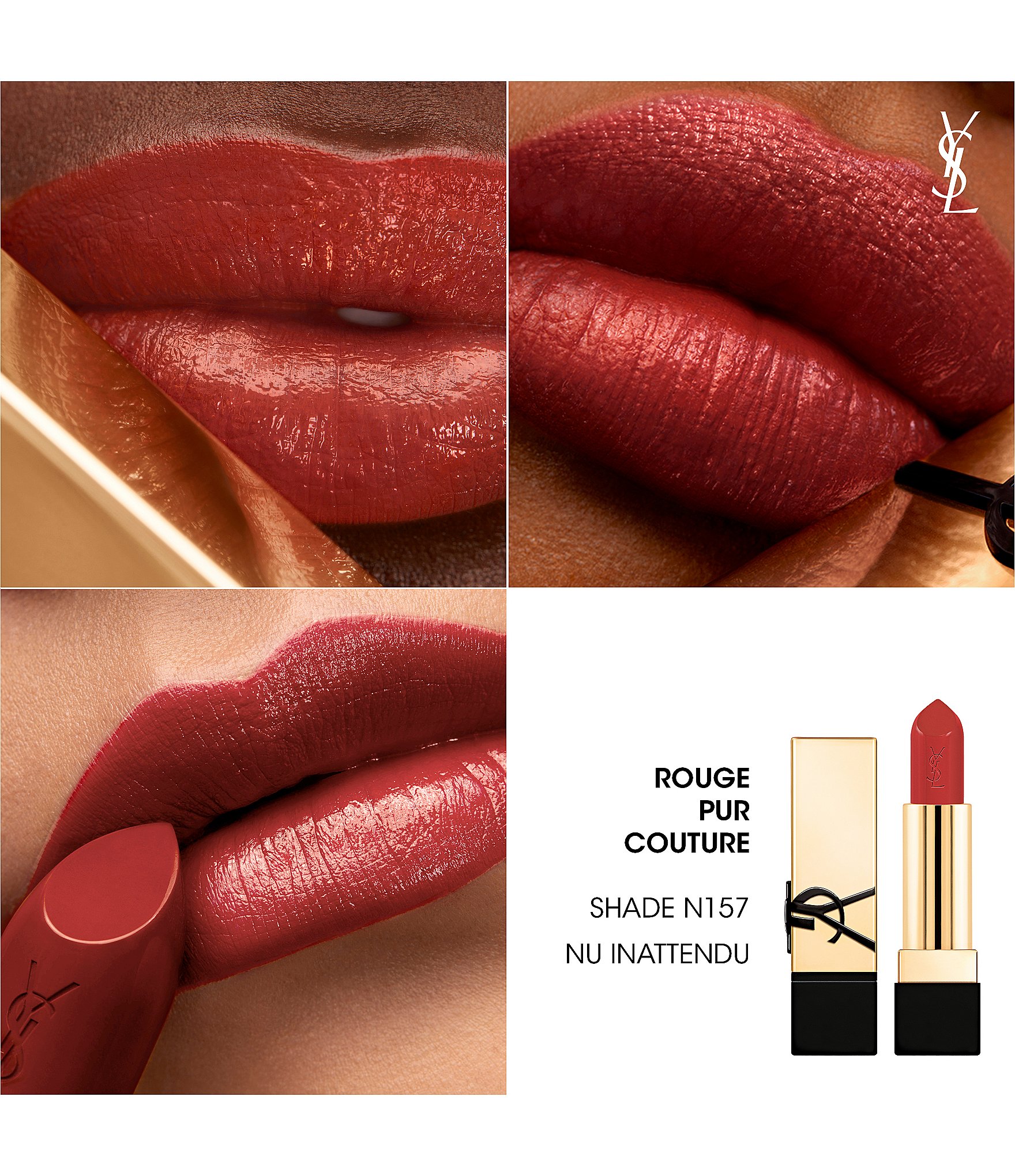 Yves Saint Laurent Beaute Rouge Pur Couture Caring Satin Lipstick