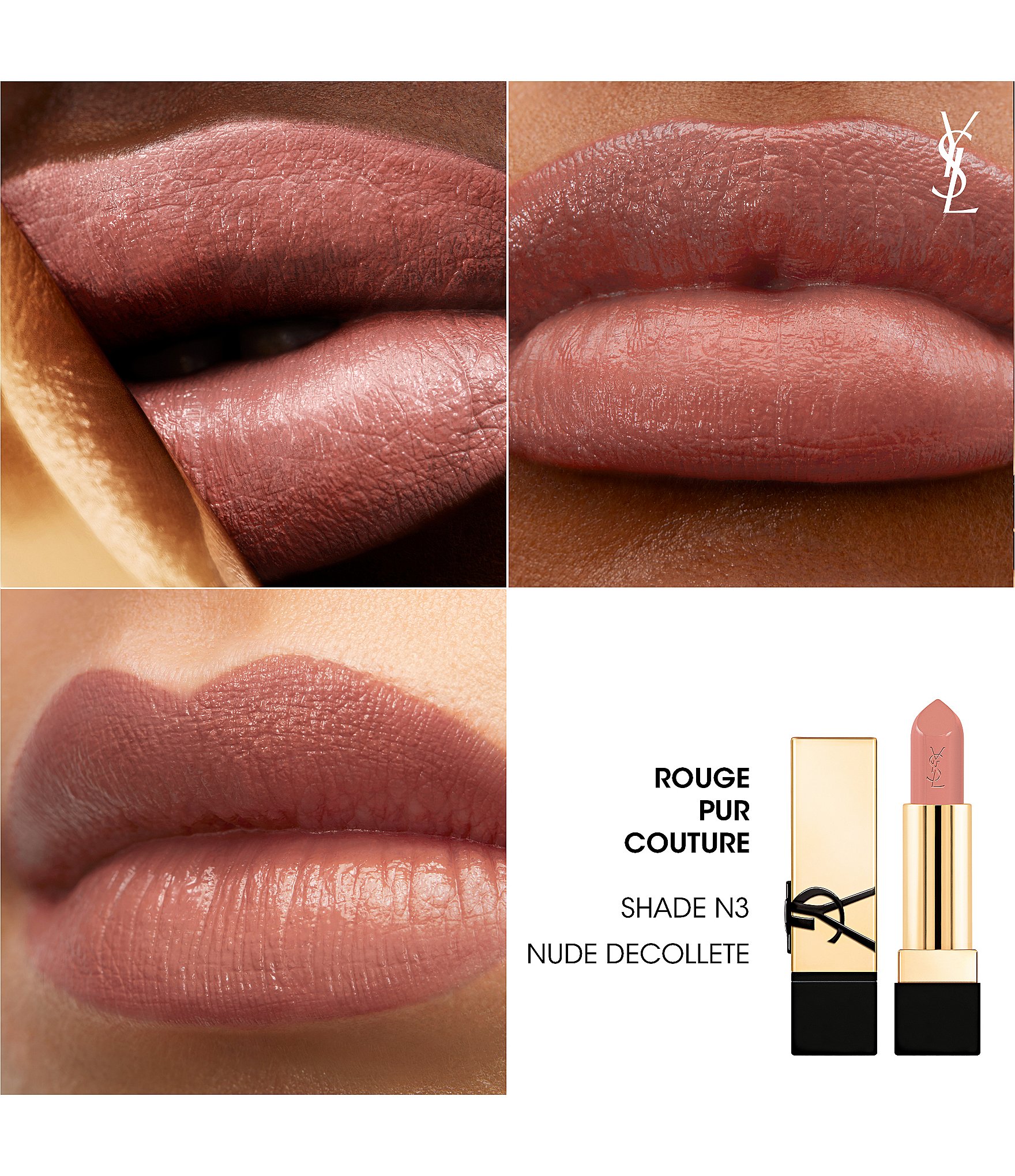 Yves Saint Laurent Beaute Rouge Pur Couture Caring Satin Lipstick