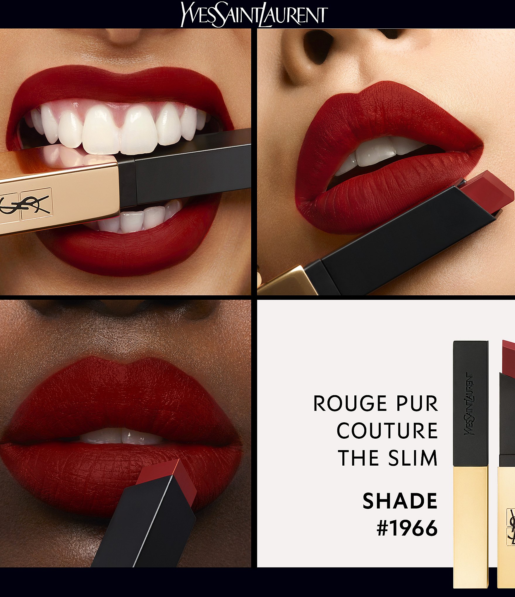 Yves Saint Laurent Beaute Rouge Pur Couture The Slim Matte Lipstick