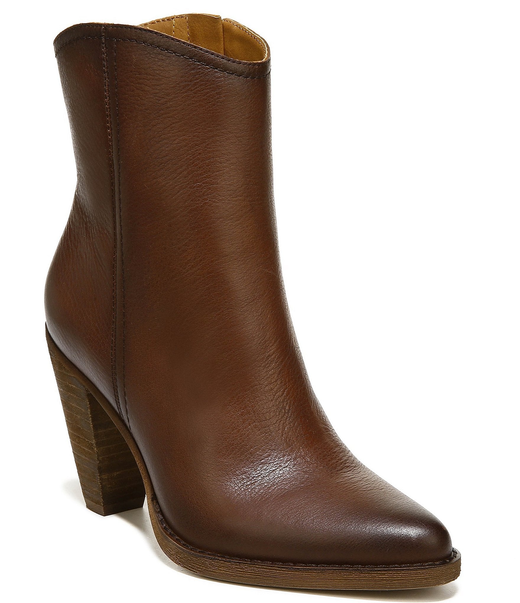 Zodiac Darrah Leather Western Booties | Dillard's