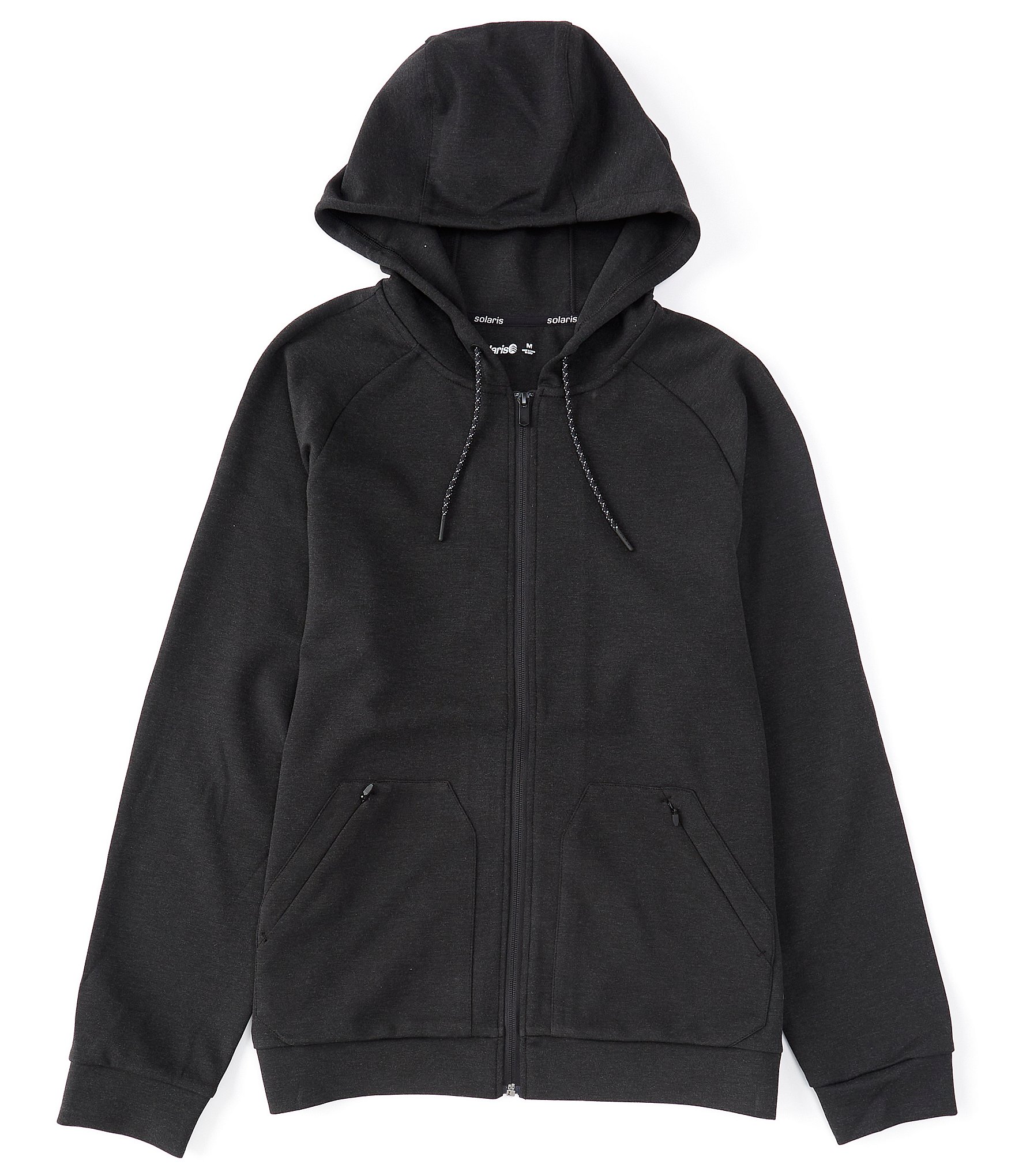 Zon Fleece Tech Full Zip Front Hoodie Jacket | Dillard's