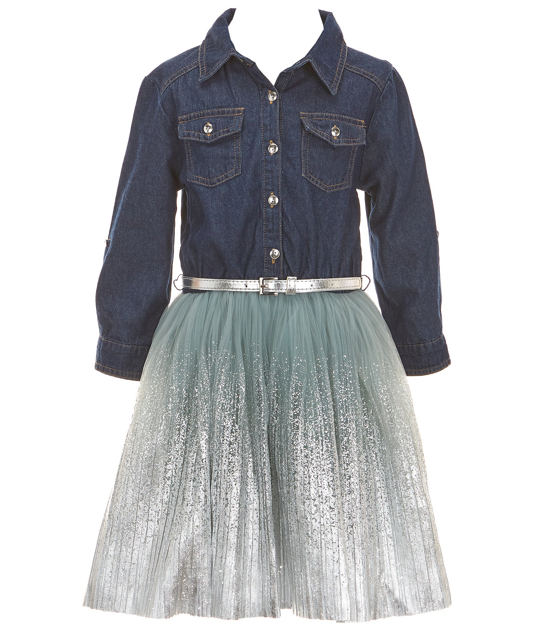 Jean dress with tutu hotsell