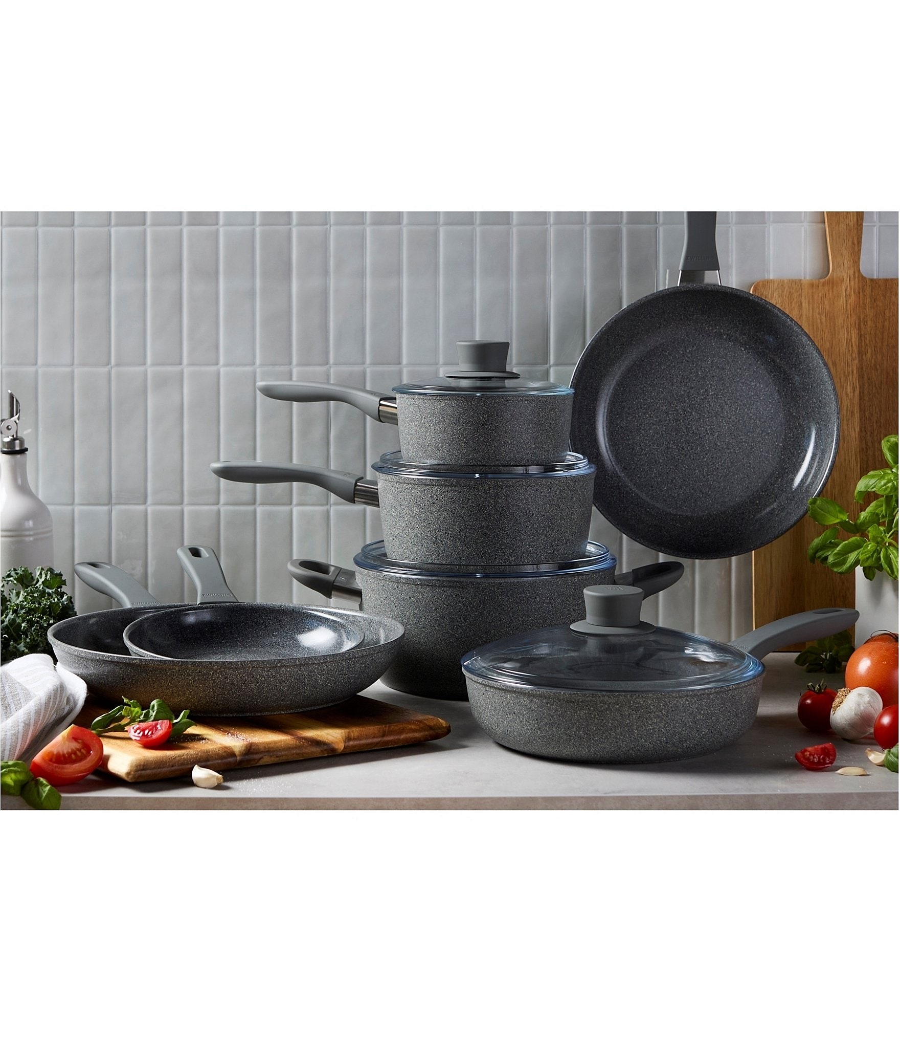 Zwilling Parma Plus Ceramic 10-Piece Aluminum Ceramic Nonstick Cookware Set